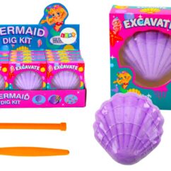 Ilus lilla võlukarp, millest saab kaasaoleva peitli abil välja raiuda merineitsi kujukese.