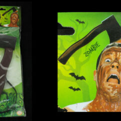 Halloweeni peavõru kirvega