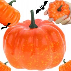 Plastikust dekoratiiv kõrvits kaunistamiseks.