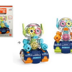 Läbipaistva kestaga roomikutel robot.
