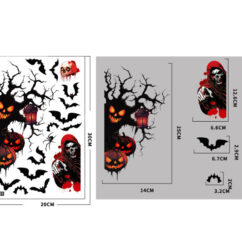 Halloween aknakleepsud.