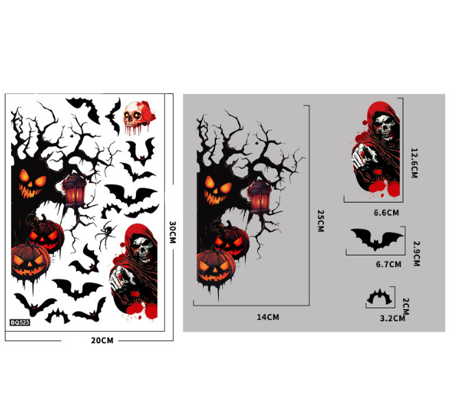 Halloween aknakleepsud.