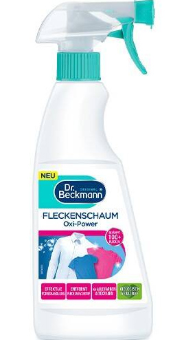 Dr Beckmann plekieemaldusvahend pihustiga pudelis.