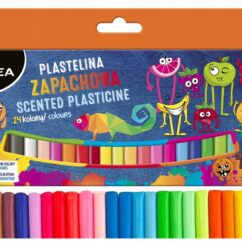 Kidea puuvilja lõhnaga plastiliin 24 tooni.