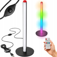 Põrandalamp RGB puldiga Põrandalamp RGB koos puldiga.