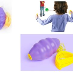 Kaks inimest rallipalliga mängimas.